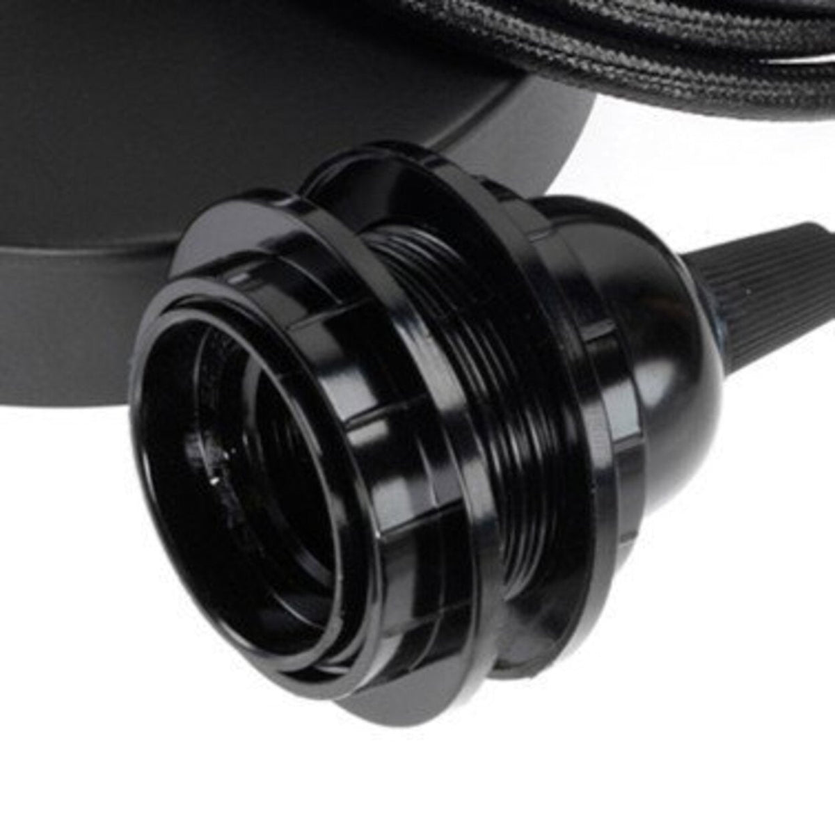 Ceiling light with 1 socket Black Bazar Bizar