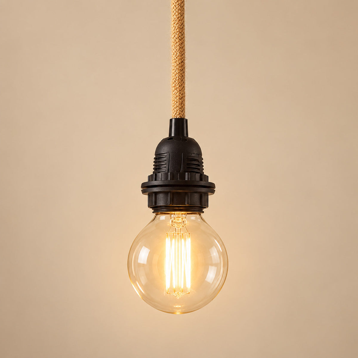 Ceiling light with 1 socket Natural Black Bazar Bizar