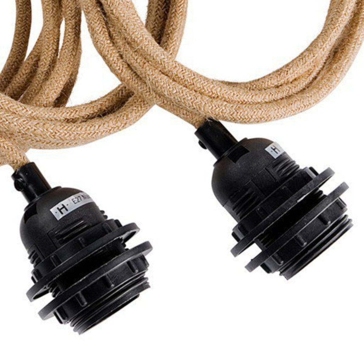 Ceiling light with 3 fittings Natural Black Bazar Bizar