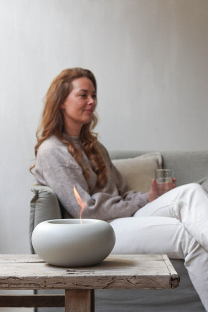 Fire Bowl Bio-ethanol Tafelhaard Keramiek Leeff 3