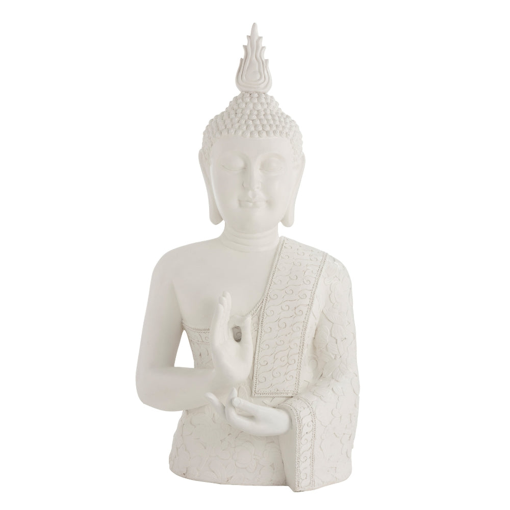 Large Buddha Statue Zen White 124cm J-Line