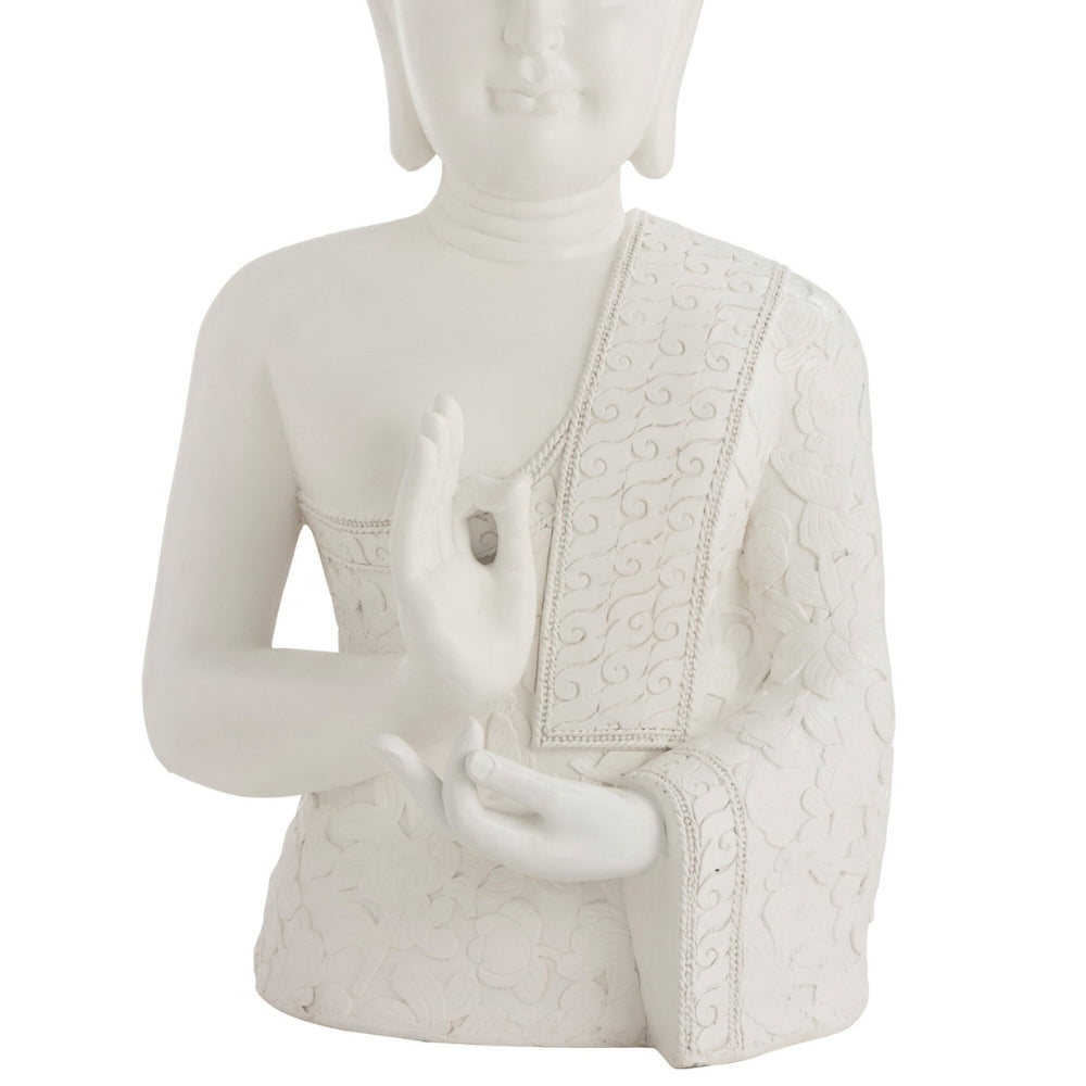 Large Buddha Statue Zen White 124cm J-Line