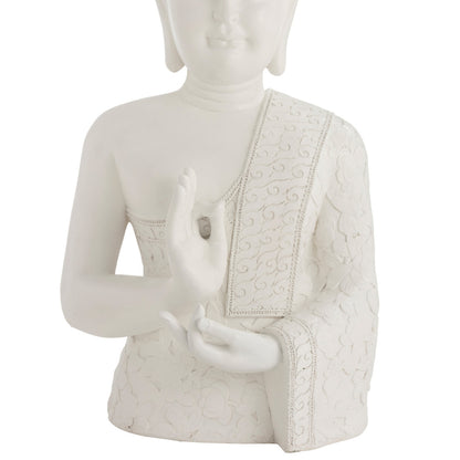 Large Buddha Statue Zen White 124cm J-Line