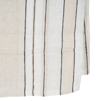 The Provence Tablecloth - Natural Black and White - 150x250