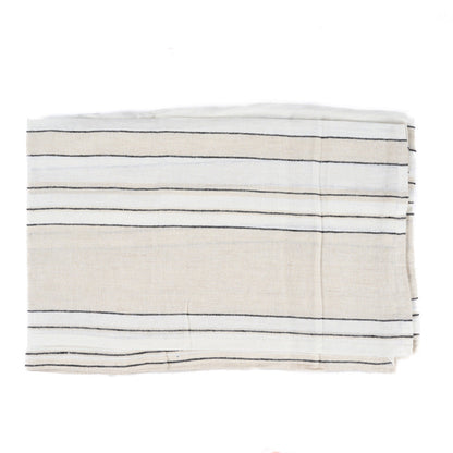 The Provence Tablecloth - Natural Black and White - 150x250