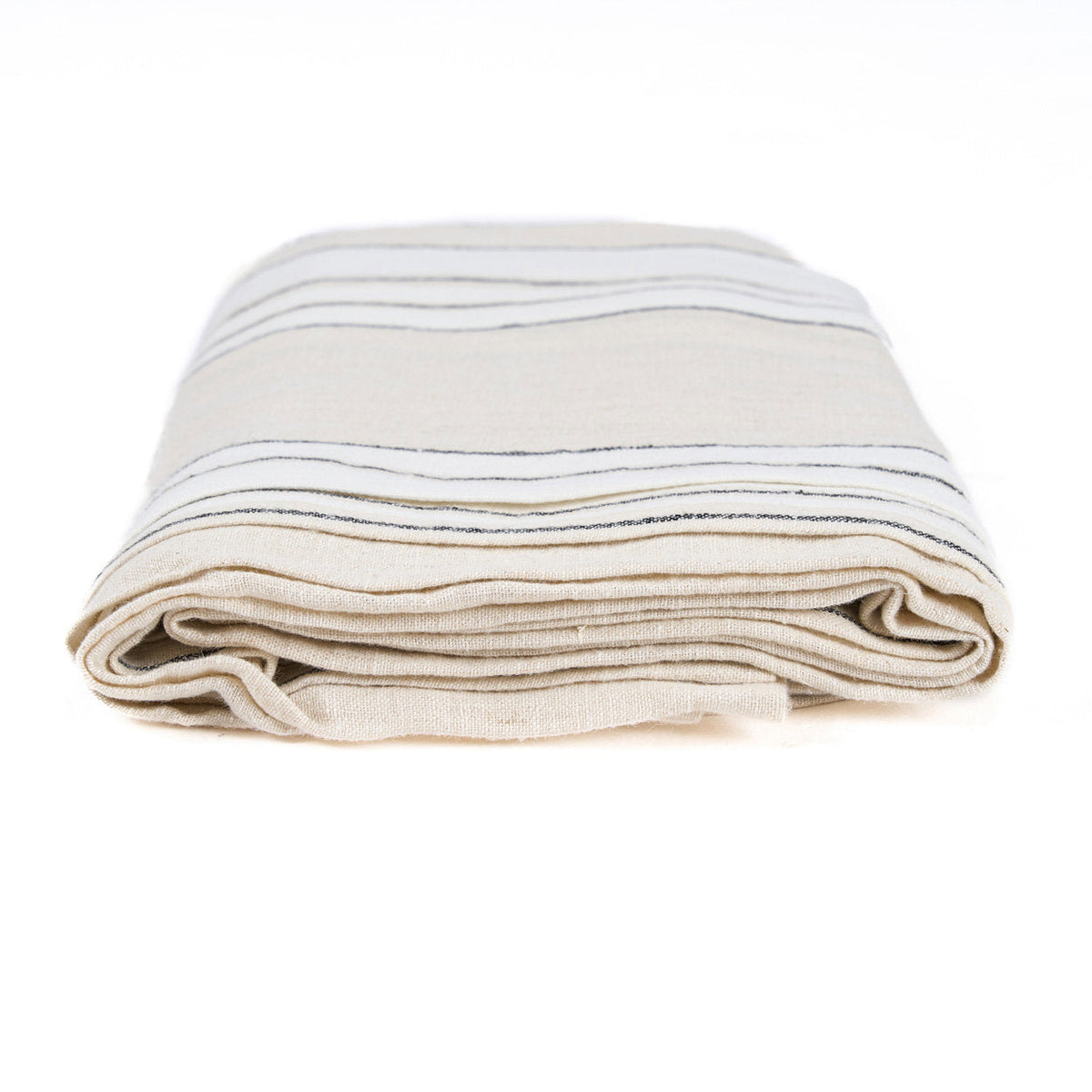 The Provence Tablecloth - Natural Black and White - 150x300