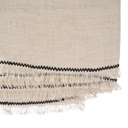 The Tuscany Tablecloth - Natural Black - 150x250 Bazar Bizar