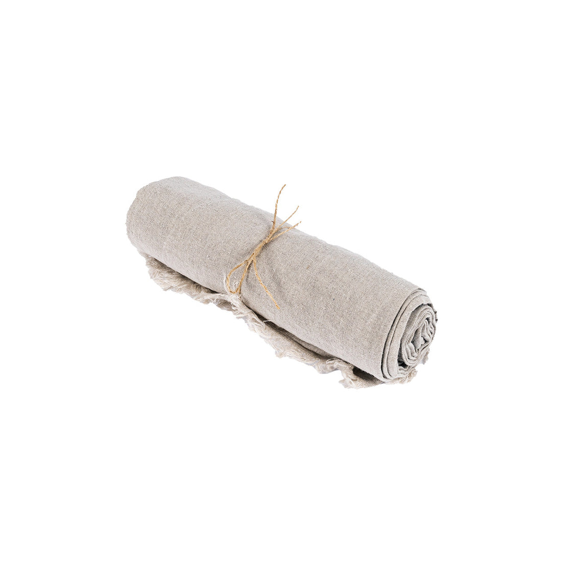 The Linen Tablecloth - Beige - 150x150 Bazar Bizar