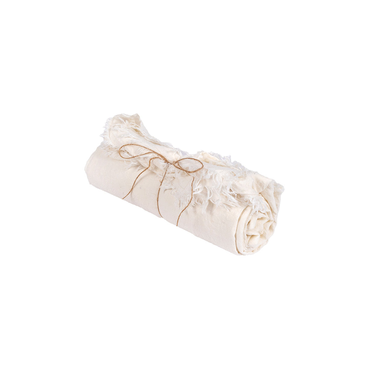 The Linen Tablecloth - White - 150x150 Bazar Bizar