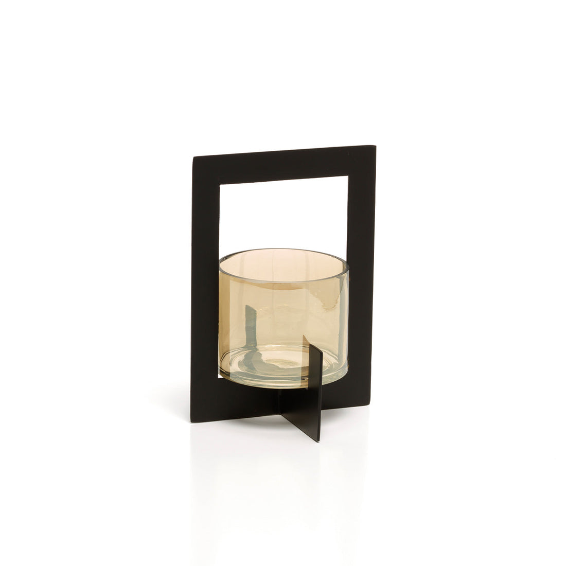 The Hurricane Framed Candlestick Black M Bazar Bizarre