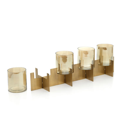 The Quarta Candle Holder - Gold Bazar Bizar