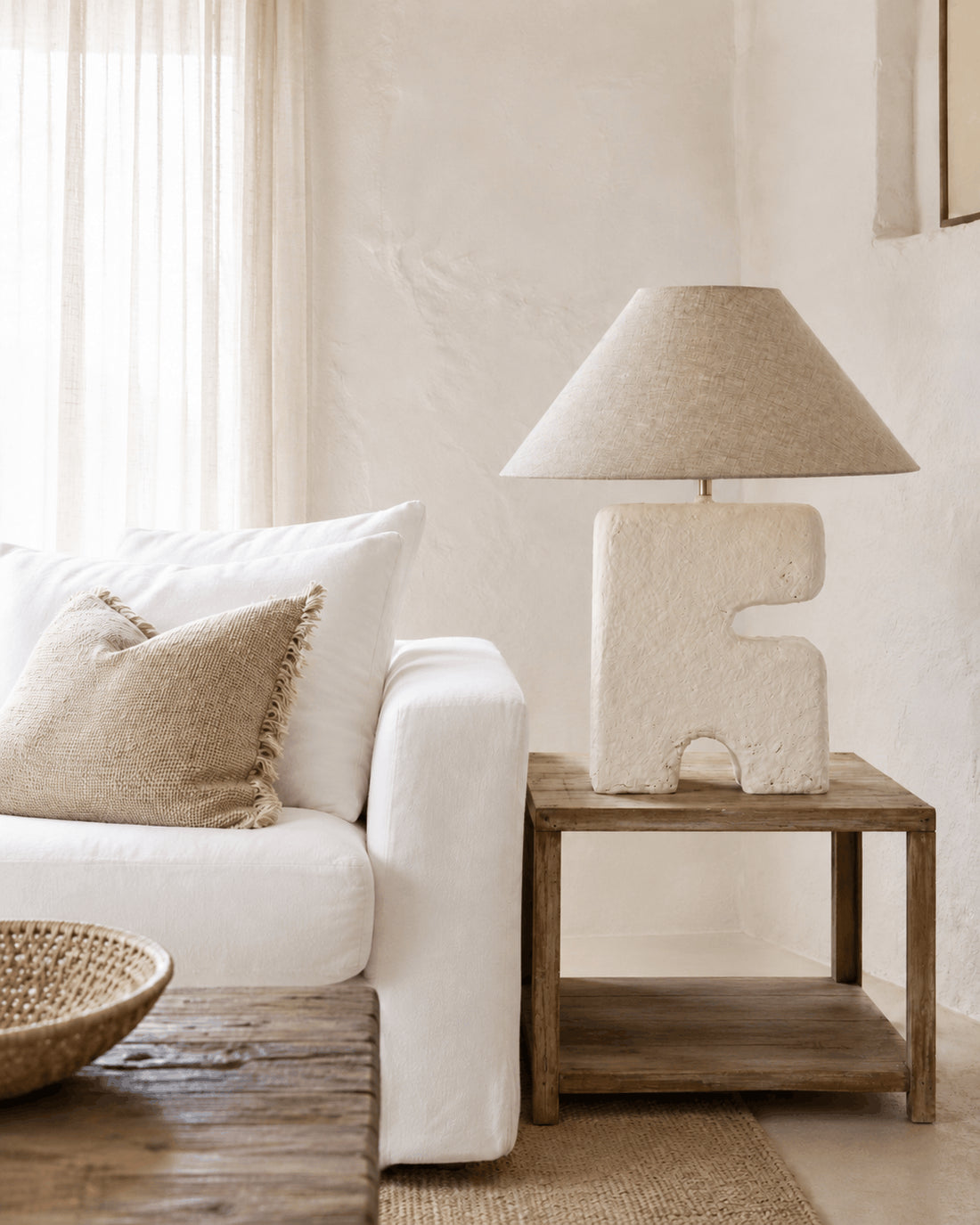 Table Lamp De L’Objet White Large Bazar Bizarre