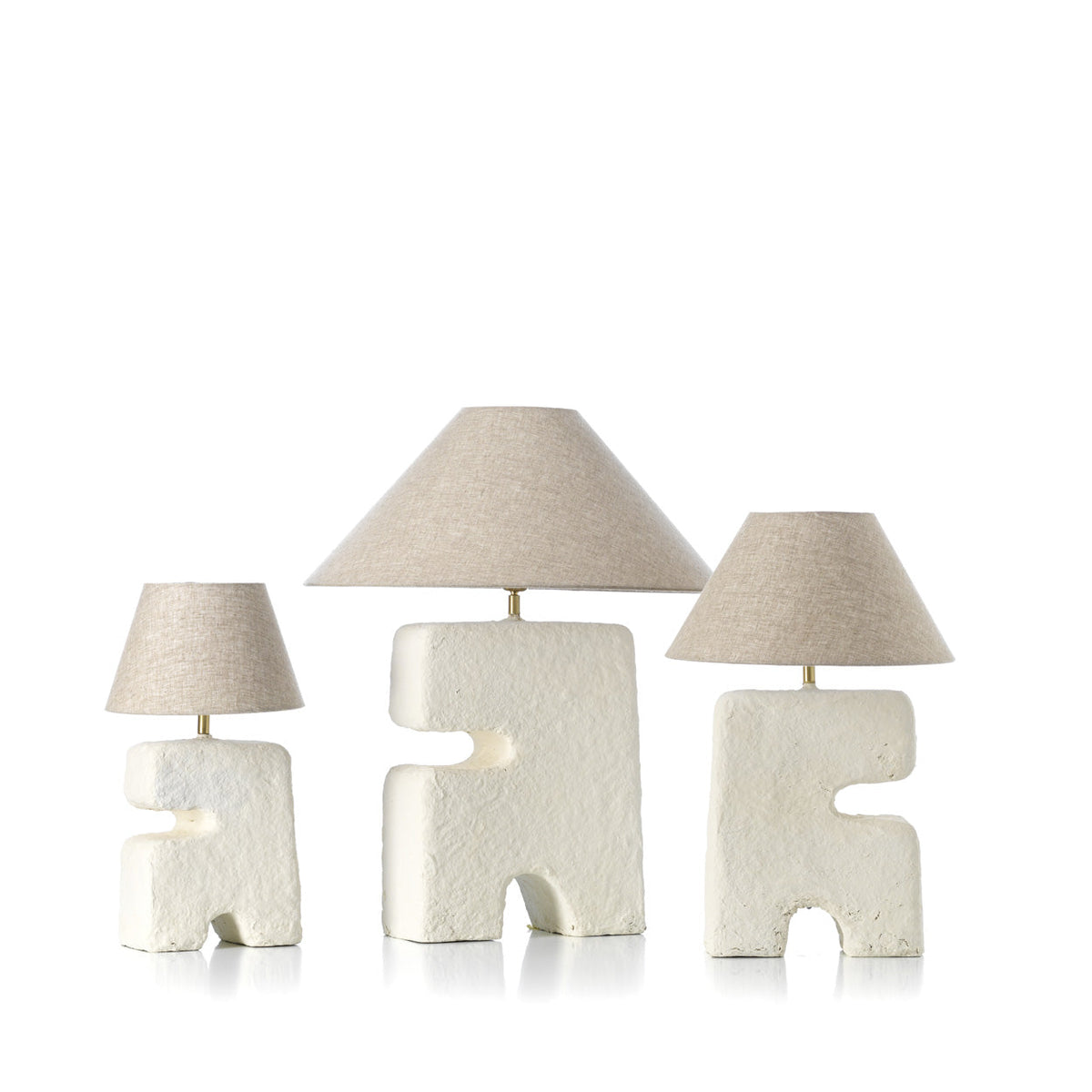 Table Lamp De L’Objet White Large Bazar Bizarre