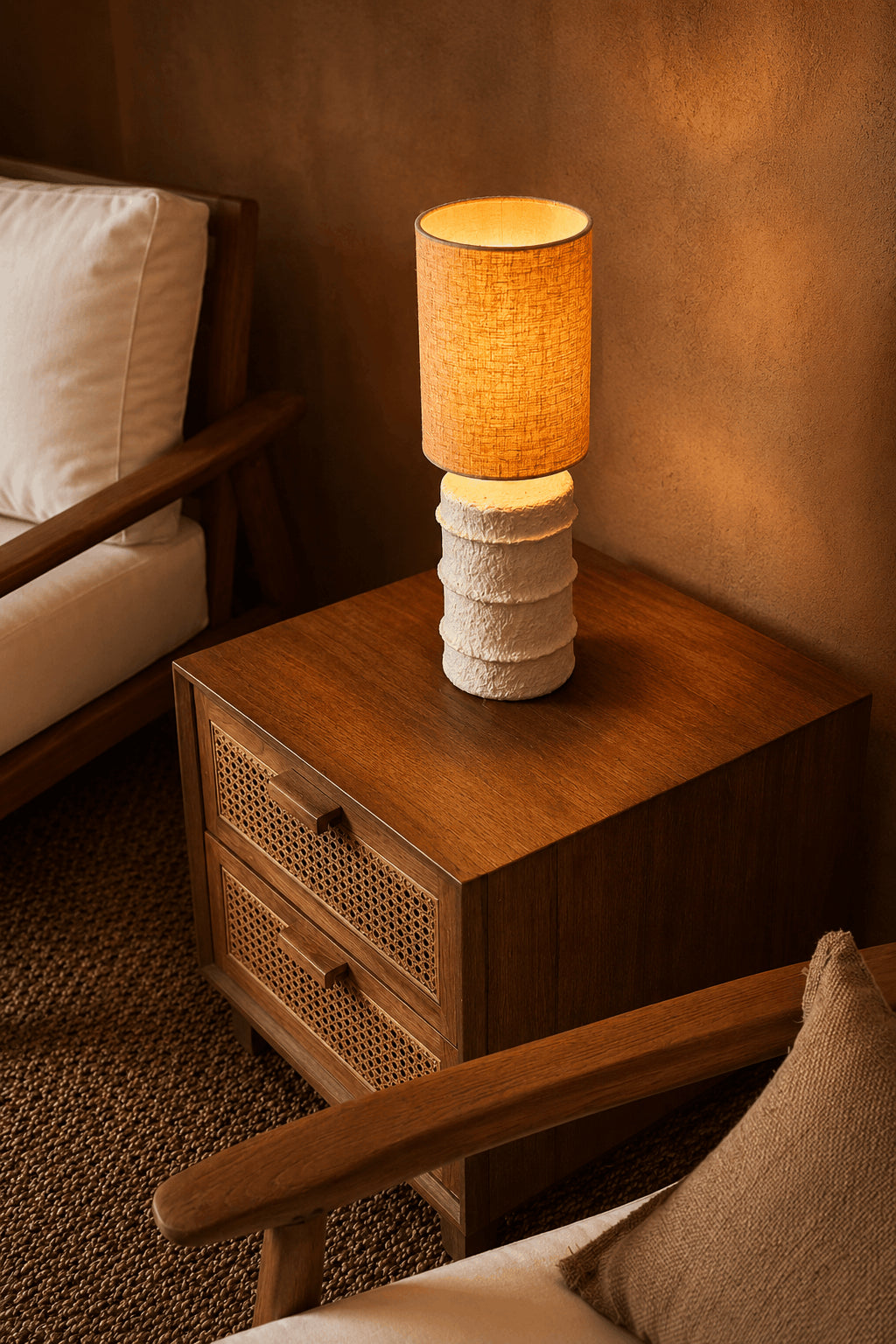 The Contour Table Lamp White Small Bazar Bizar