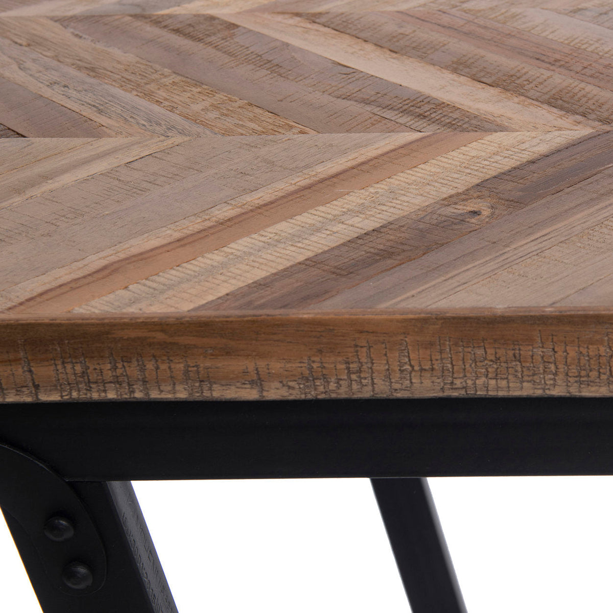 The Herringbone Console - Natural Bazar Bizar