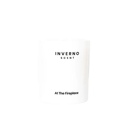 Inverno Scent Luxury Scented Candle At The Fireplace