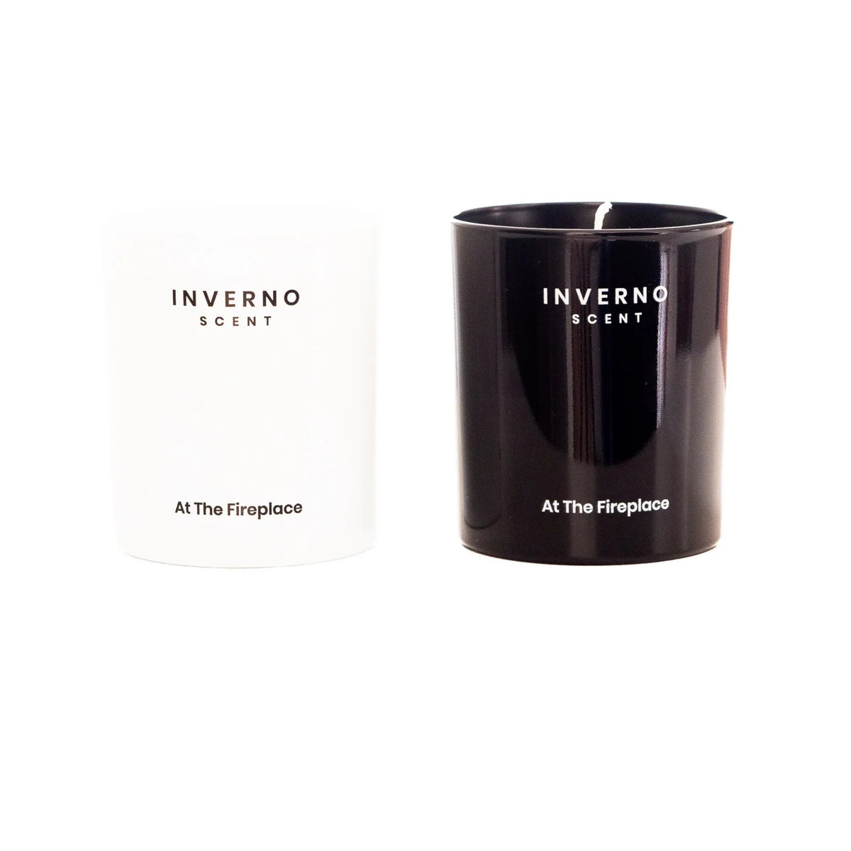 Inverno Scent Luxury Scented Candle At The Fireplace
