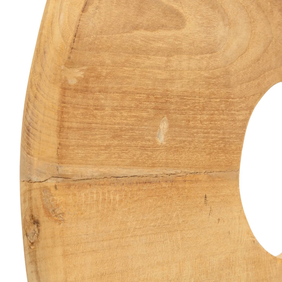 The Teak Disc on Stand Large Bazar Bizar