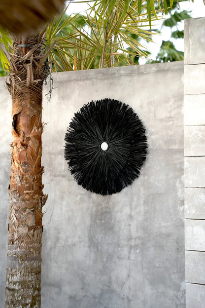 The Raffia Juju Wall Decoration - Black Bazar Bizar