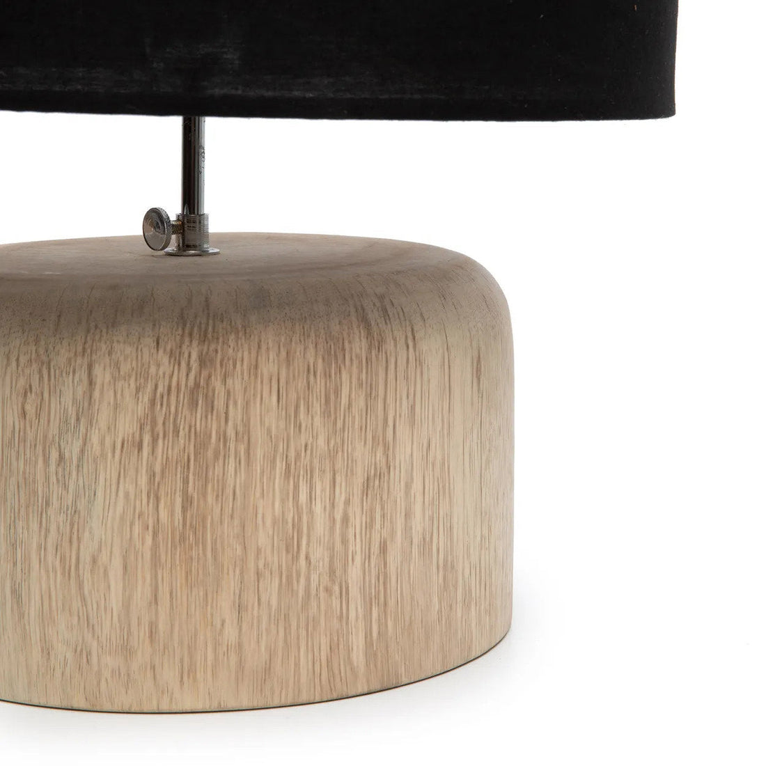 The Teak Wood Table Lamp Base - Natural Bazar Bizar