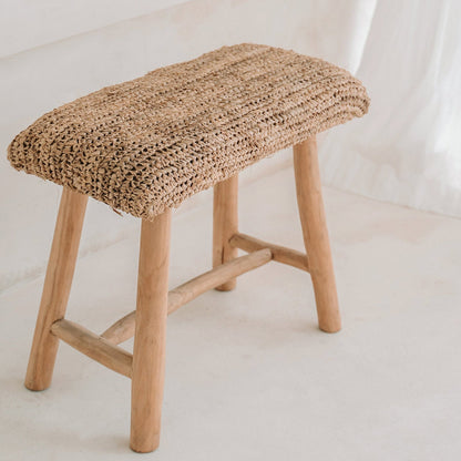 The Raffia Bench - Natural Bazar Bizar