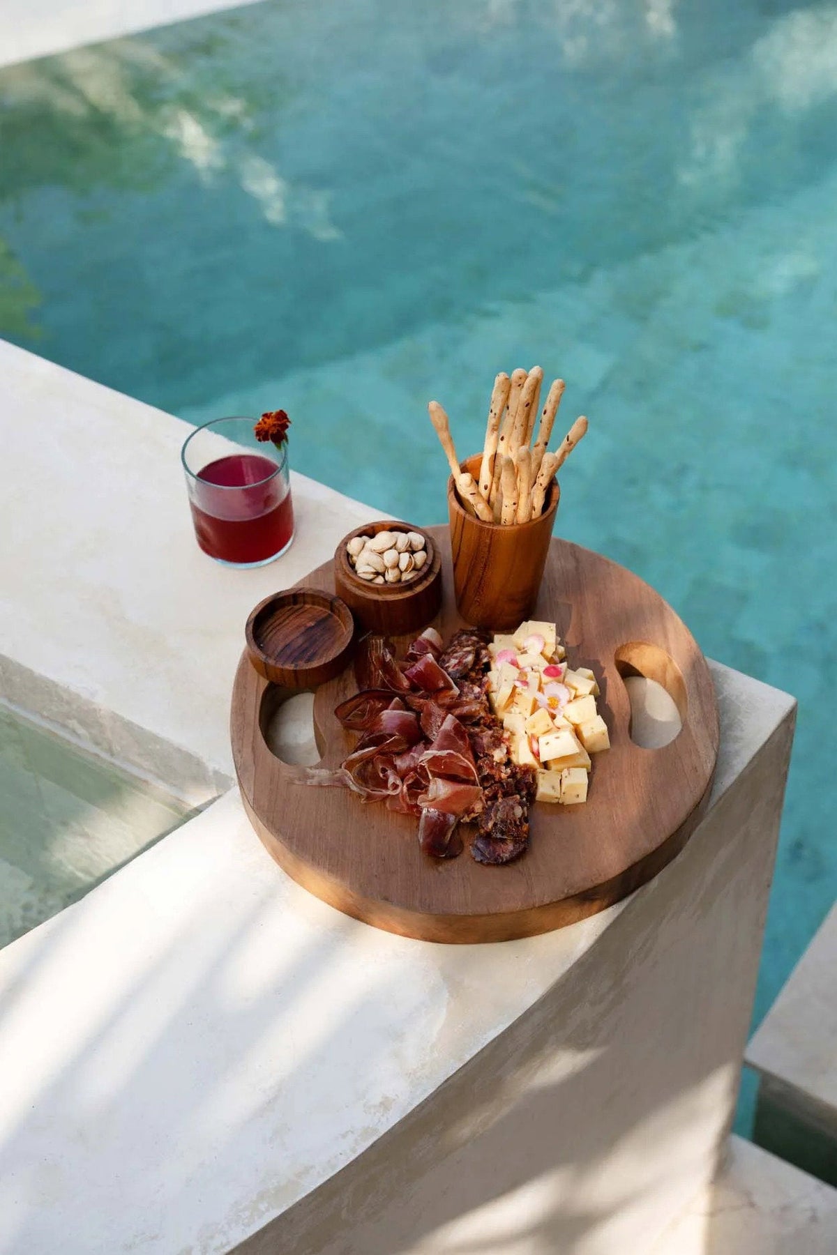 The Teak Root Serving Board - L