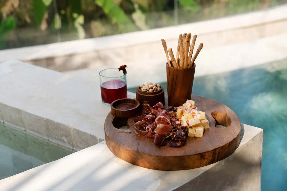 The Teak Root Serving Board - L