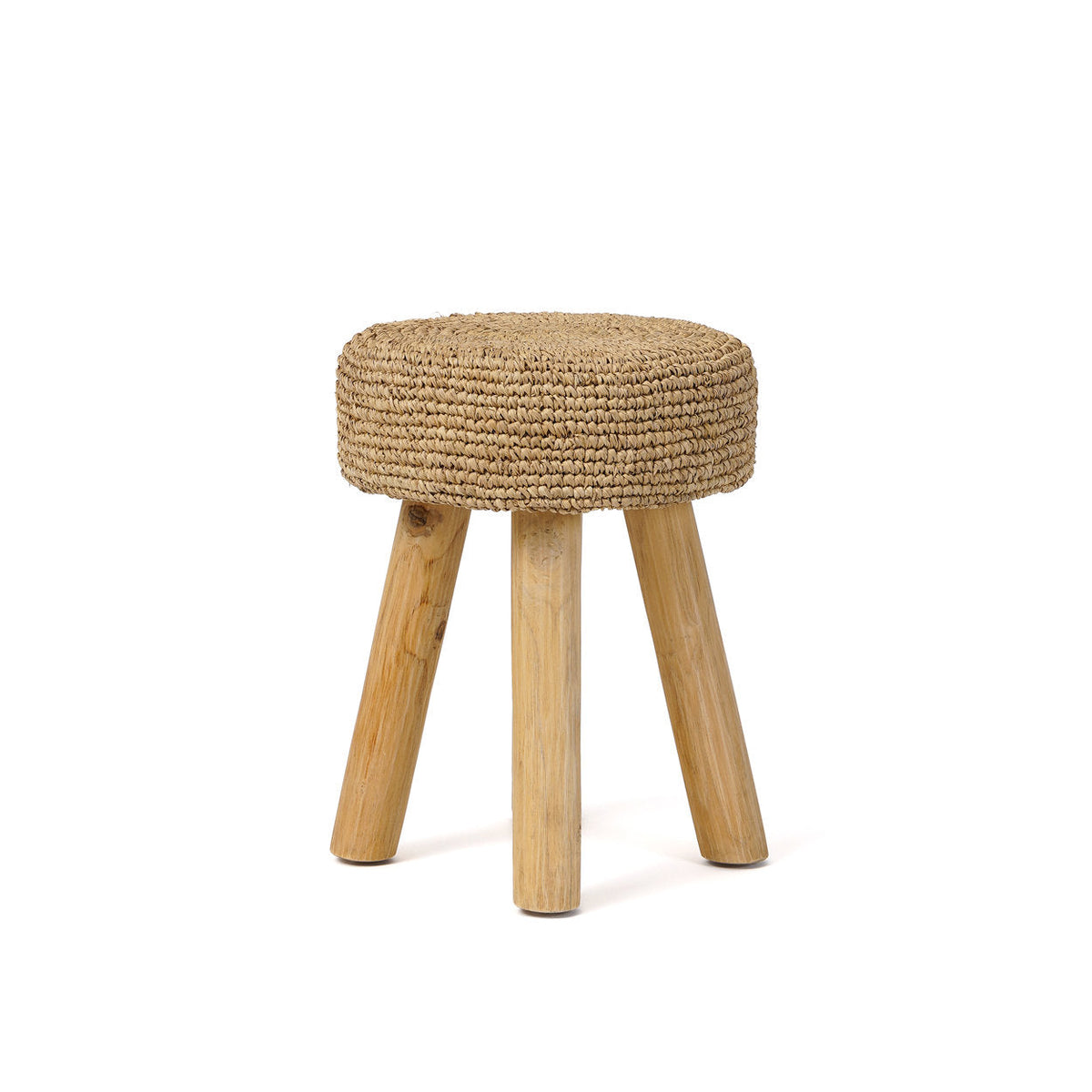 The Raffia Stool - Natural Bazar Bizarre