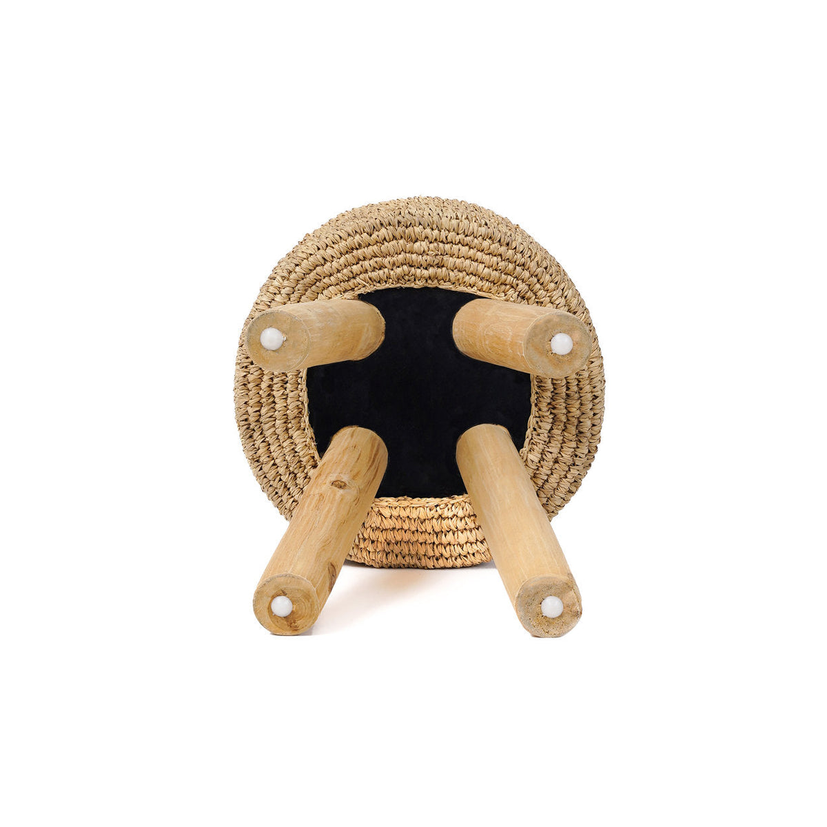 The Raffia Stool - Natural Bazar Bizarre