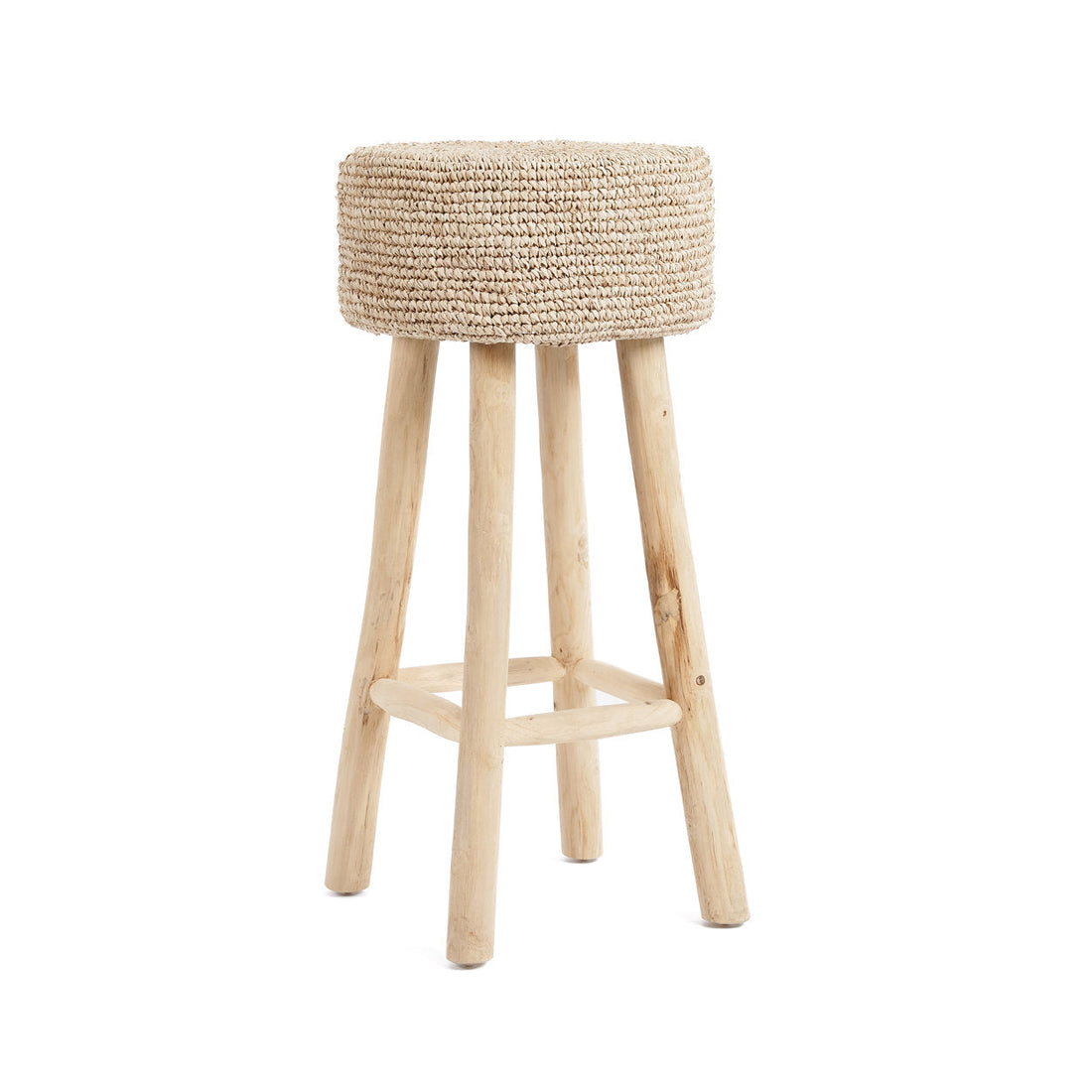 The Raffia Bar Stool Bazar Bizar