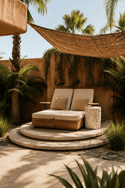 Coco Rectangular Shade Sail Natural 500x300 Bazar Bizar