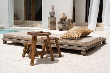 The Yatai Stool Natural Large Bazar Bizarre
