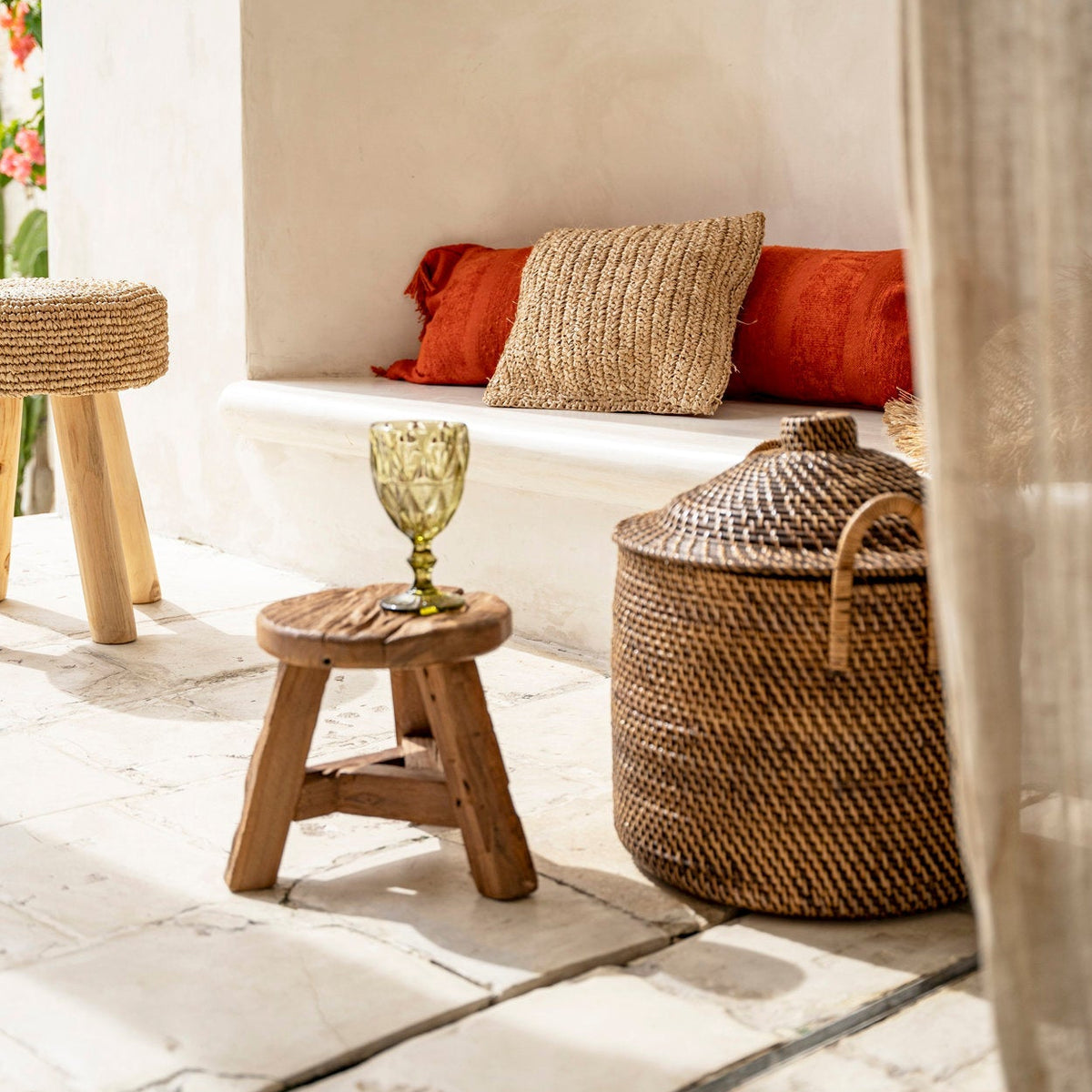 The Yatai Stool Natural Small Bazar Bizarre