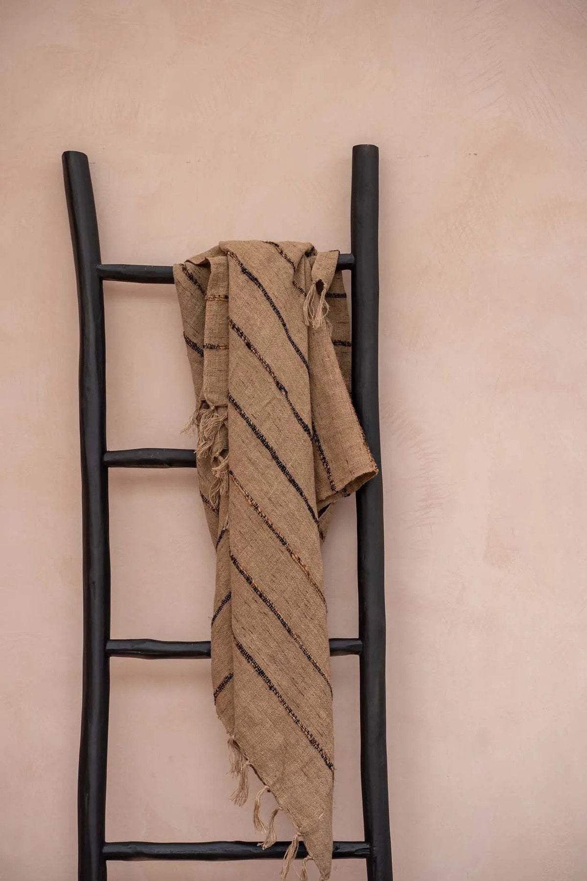 The Tulum Ladder Black 165cm Bazar Bizar
