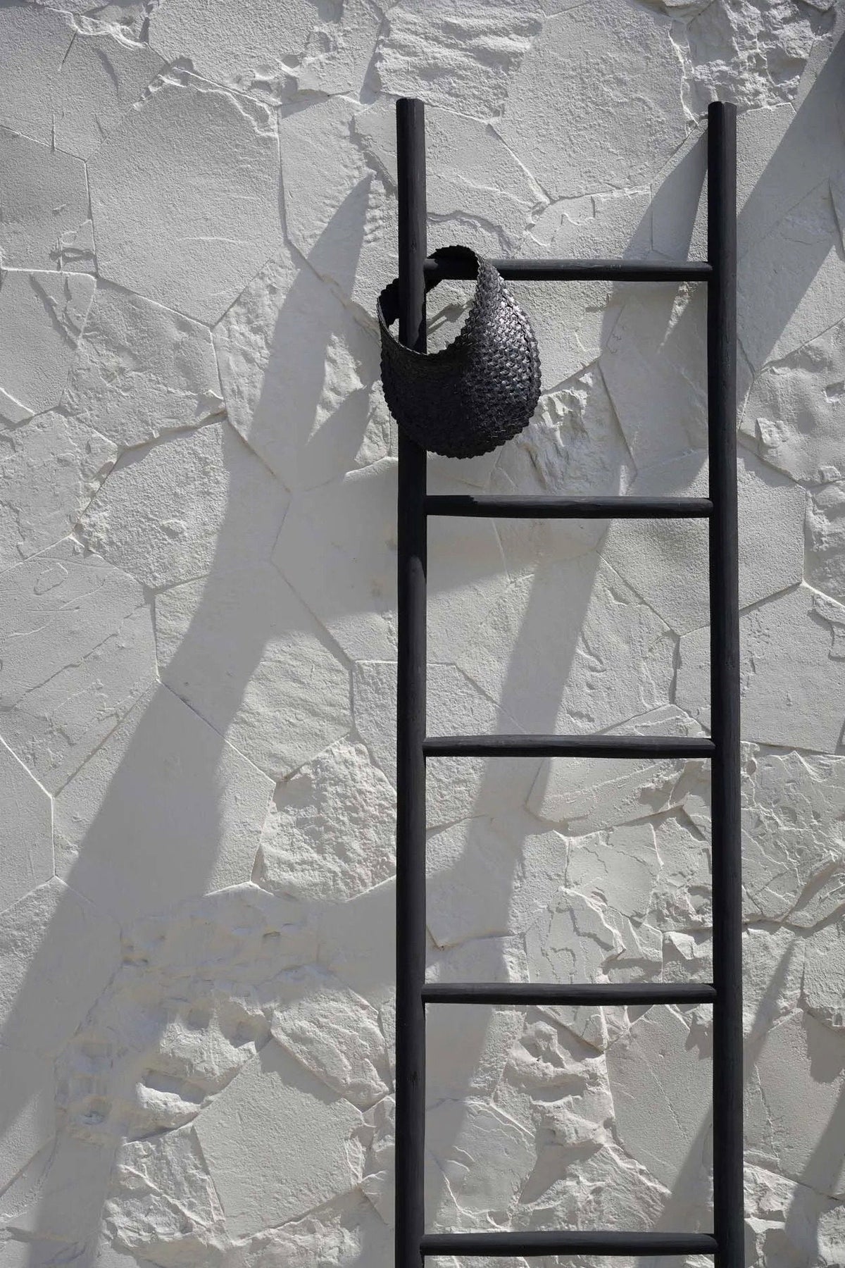 The Tulum Ladder Black 165cm Bazar Bizar