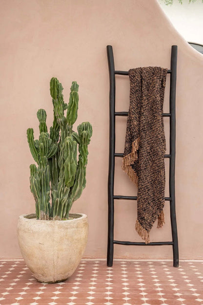 The Tulum Ladder Black 165cm Bazar Bizar