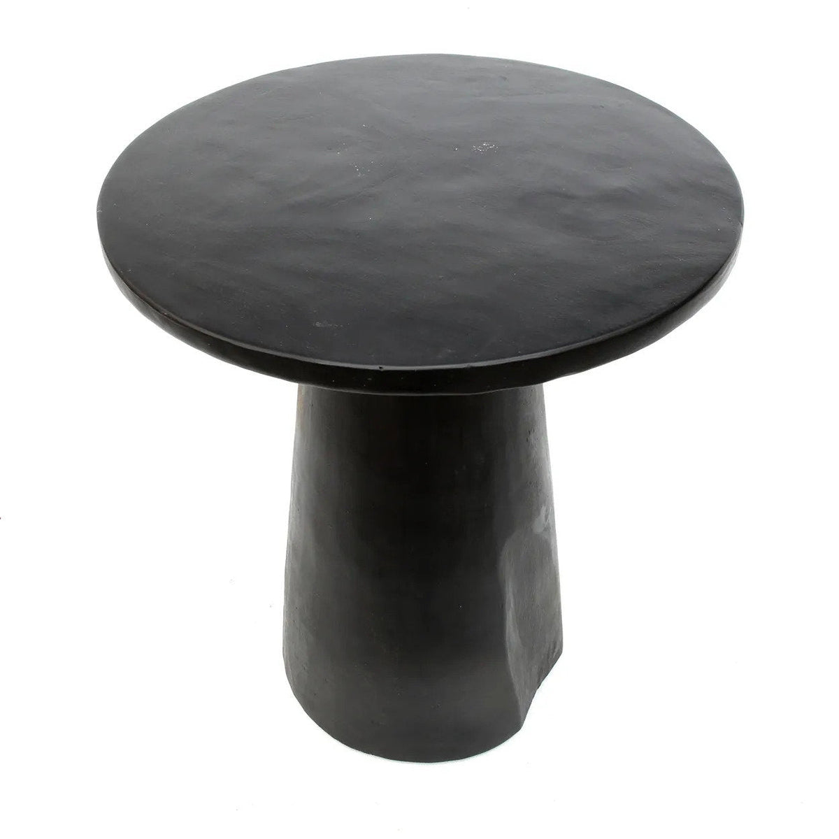 The Timber Conic Side Table Black 50 Bazar Bizar