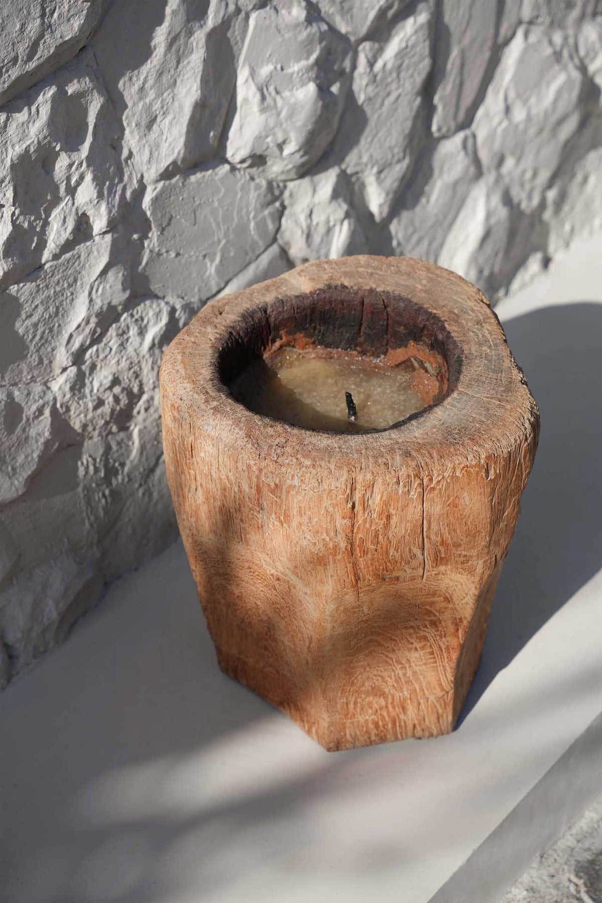 Outdoor candle Trunk Natural Bazar Bizarre