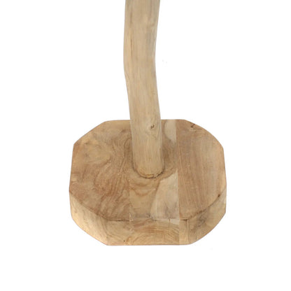 Teak Coat Rack Natural 160cm Bazar Bizar