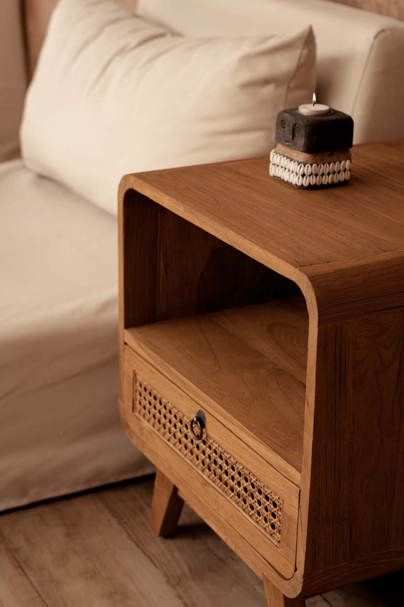 The Breeze Nightstand Natural Bazar Bizar
