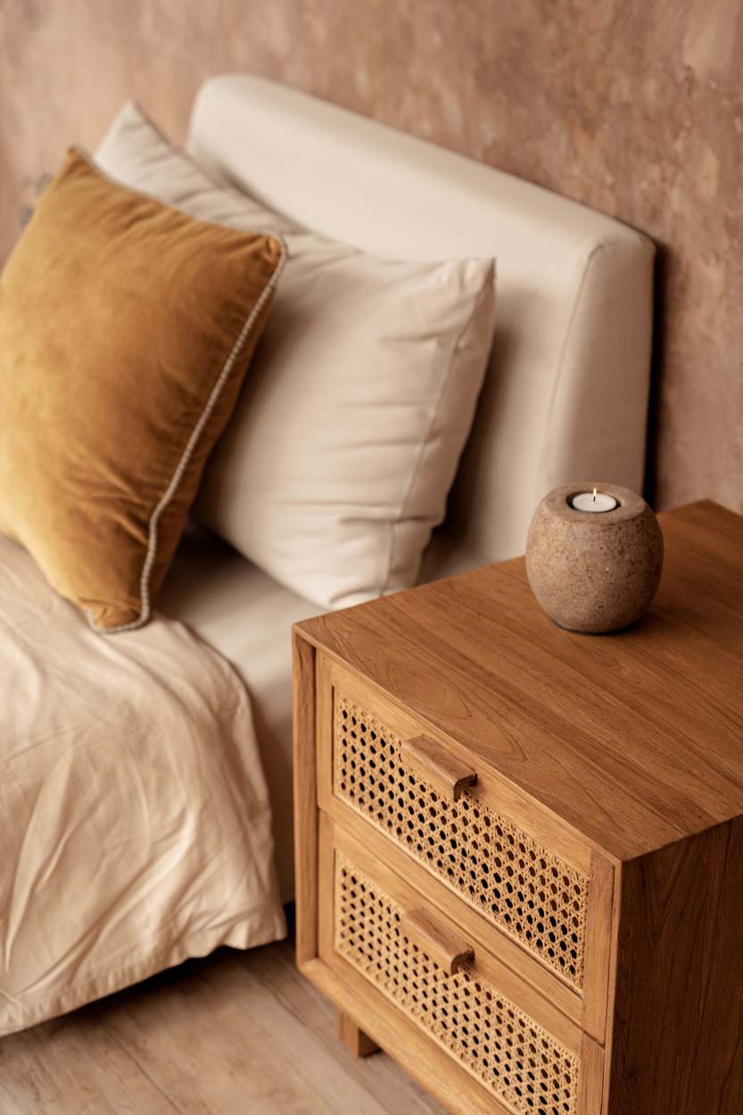 The Harmony Nightstand Natural Eclectic