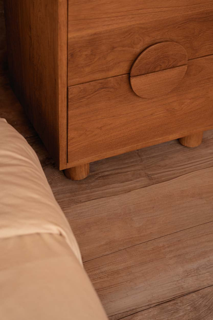 The Eclipse Nightstand Natural Bazar Bizarre