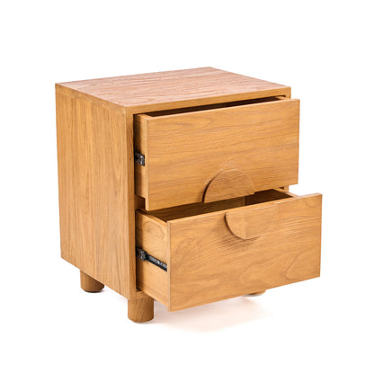 The Eclipse Nightstand Natural Bazar Bizarre