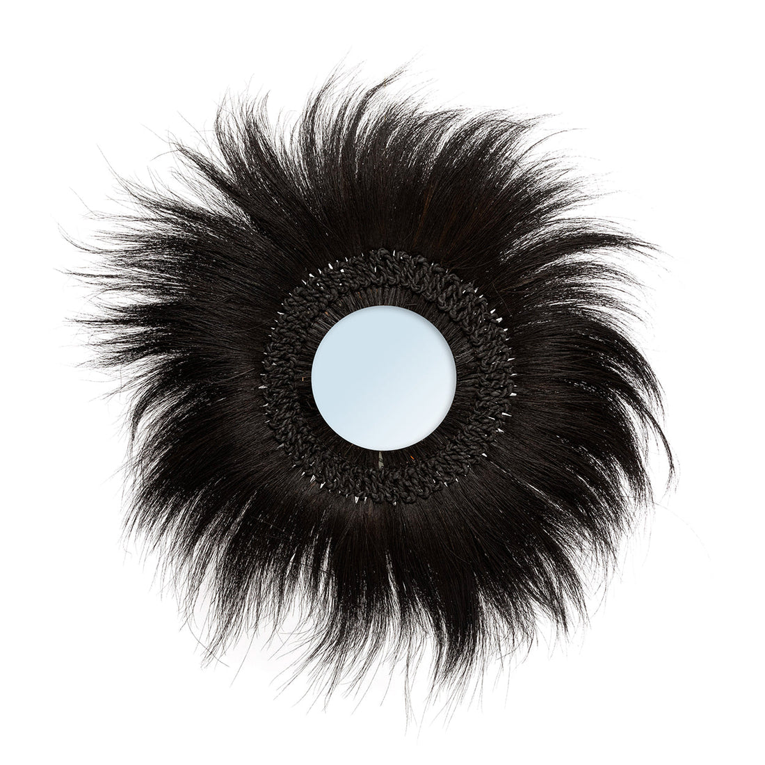 The Simba Mirror - Black - M 70x70cm