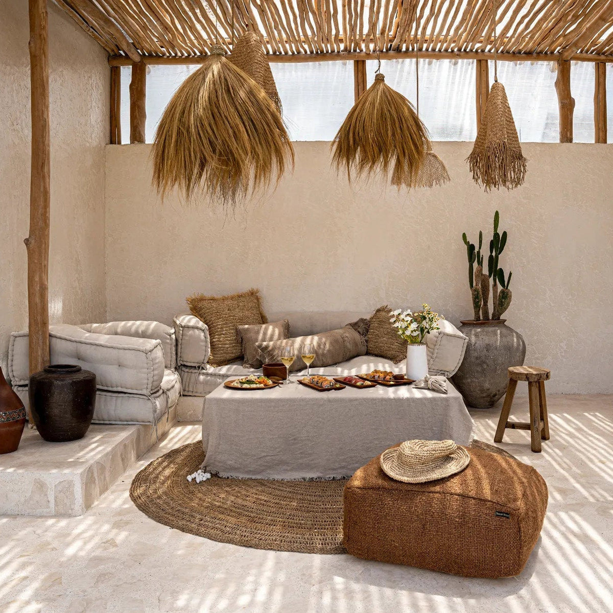 De Rayung Hut Pendant Light - Natural - M Bazar Bizar