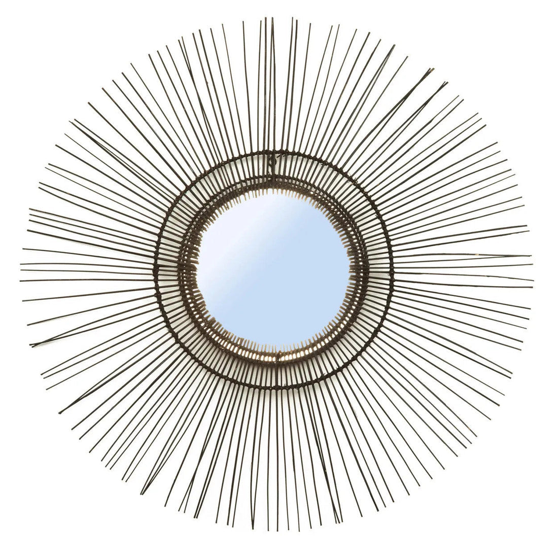 The Tropical Mirror - Black - L 90x90cm Bazar Bizar