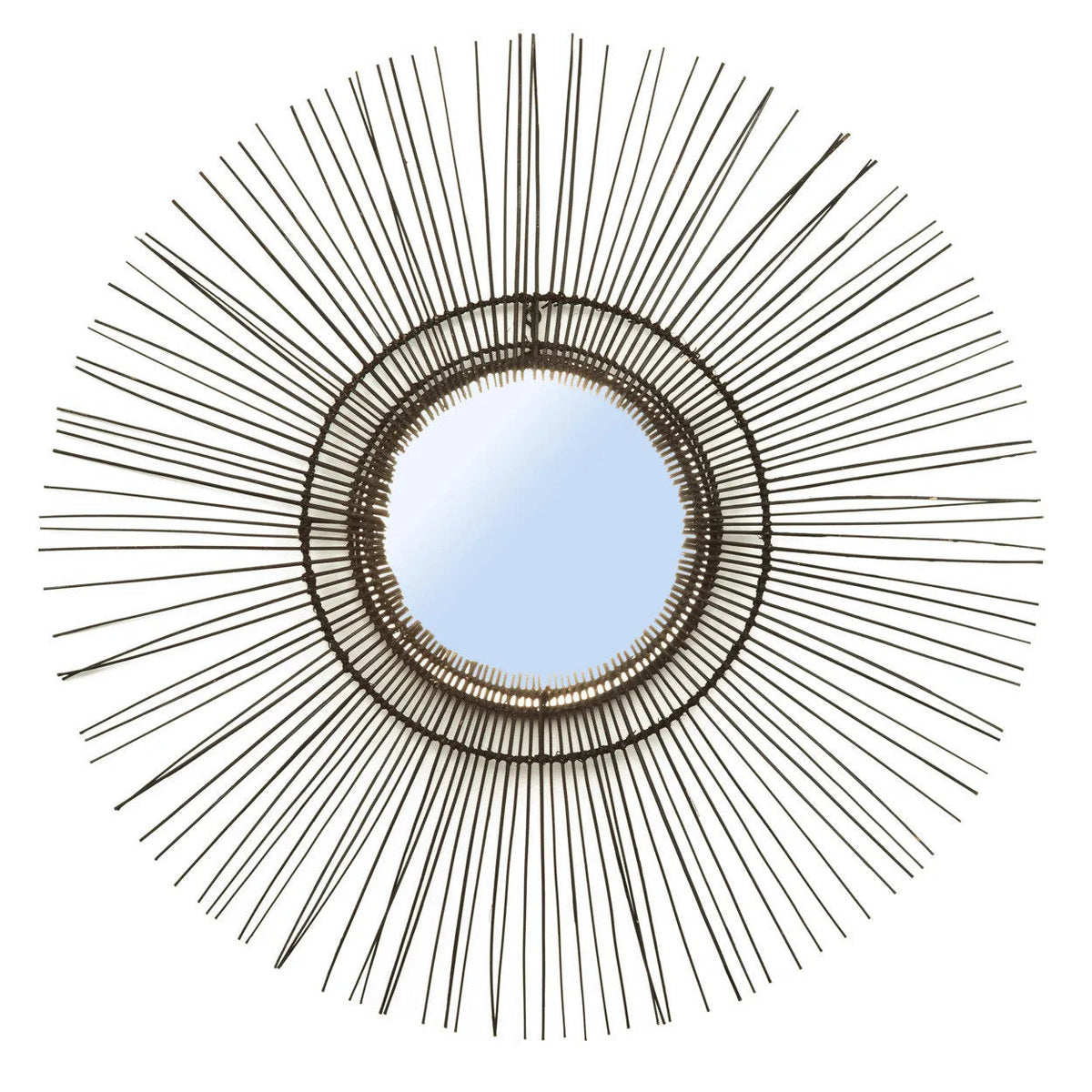 The Tropical Mirror - Black - L 90x90cm Bazar Bizar