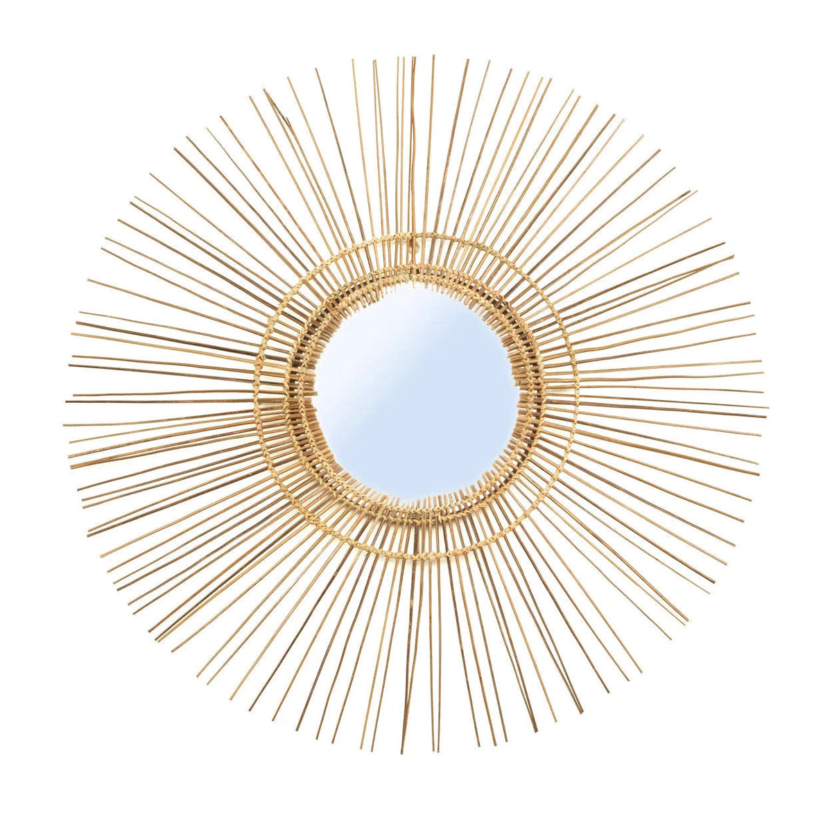 The Tropical Mirror - Natural - L 80x80cm Bazar Bizar