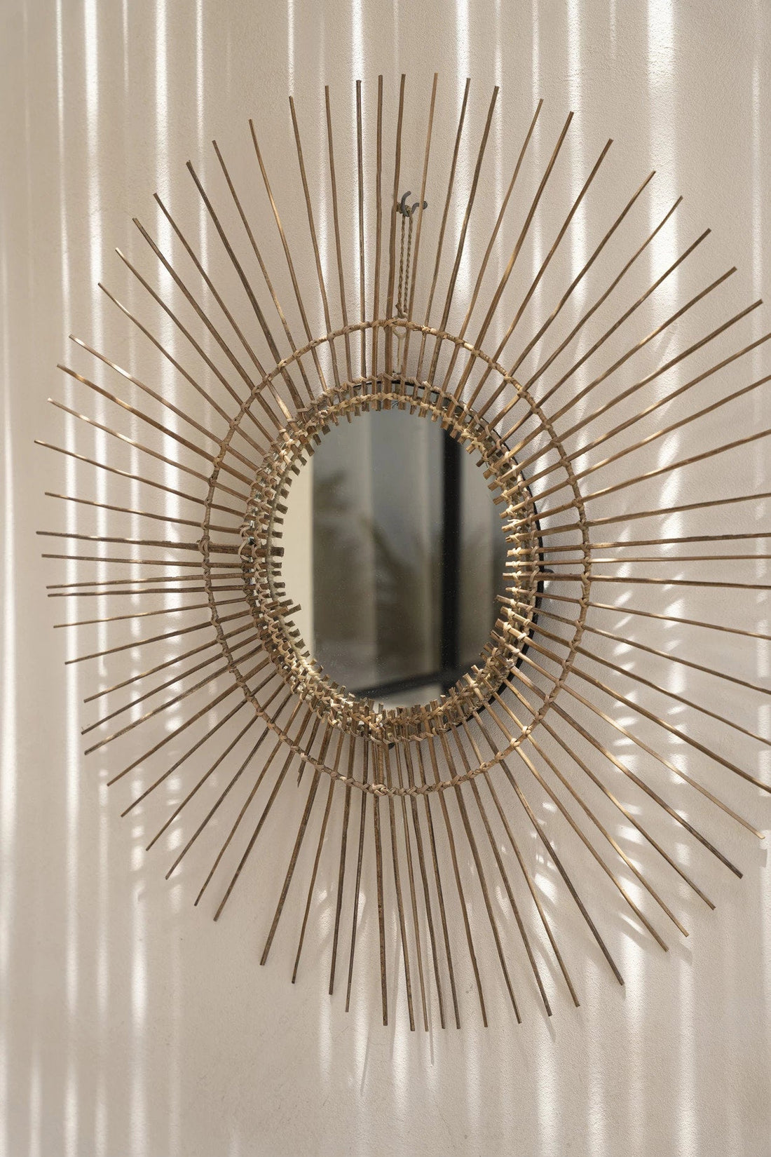 The Tropical Mirror - Natural - L 80x80cm Bazar Bizar