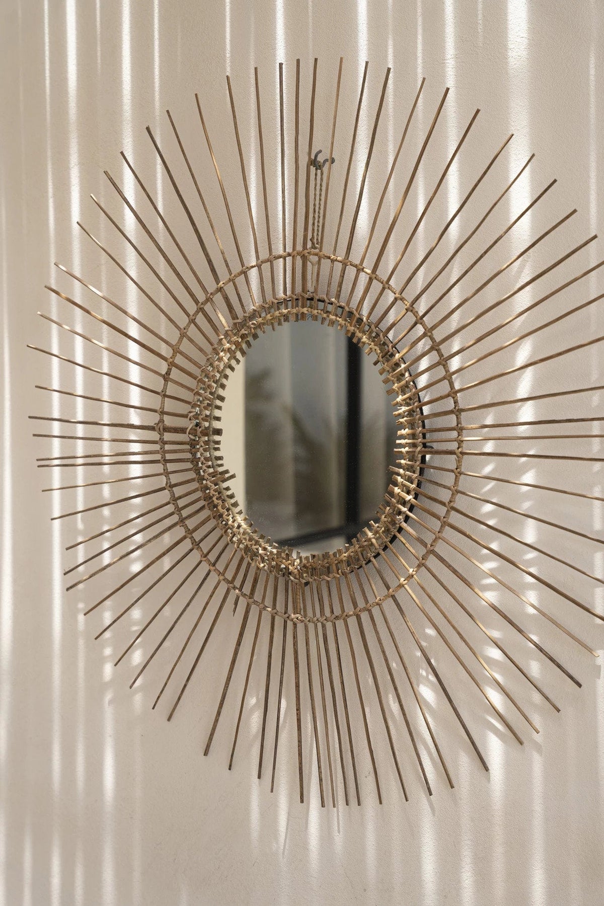 The Tropical Mirror - Natural - L 80x80cm Bazar Bizar